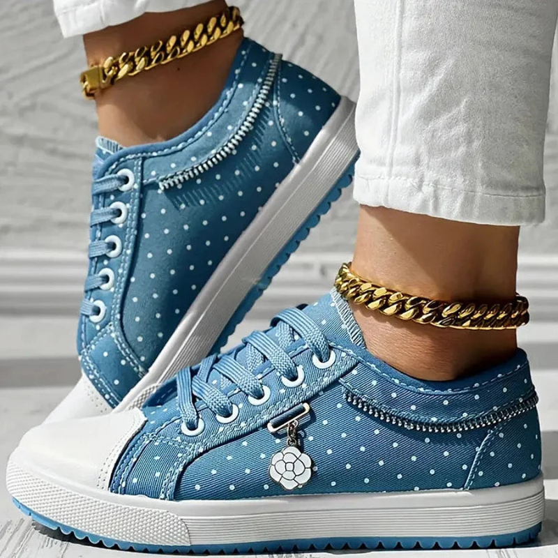 Liverno™ Caro | Eleganckie Sneakersy z Kwiatowymi Detalami
