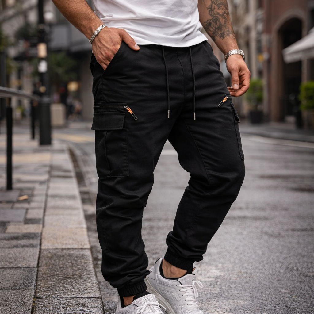 Liverno™ Julian | Męskie Joggery Cargo Premium