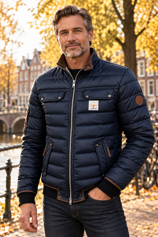 Liverno Marzio | Övergångsjacka i vintagestil för herr