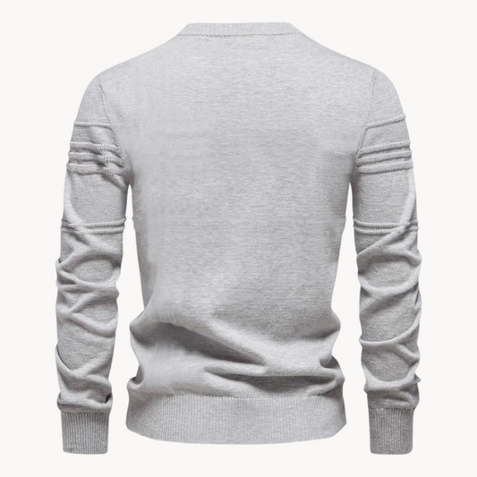 Henrik | Stilig herrtröja med rutdesign