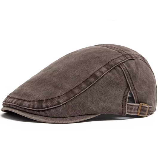 Liverno Lorenzo | Flat cap i denim för herr