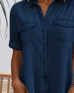 Liverno Nova | Tidlös skjortklänning i denim