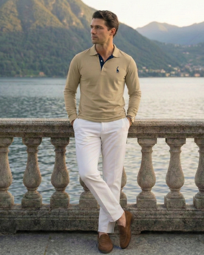Henri | Long-Sleeve Polo Shirt