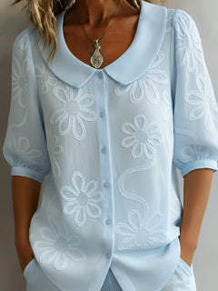 Liverno Perina | Elegant blommig blus