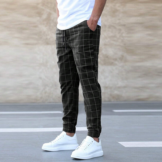 Cavalli™ - Lediga Rutiga Sommarbyxor