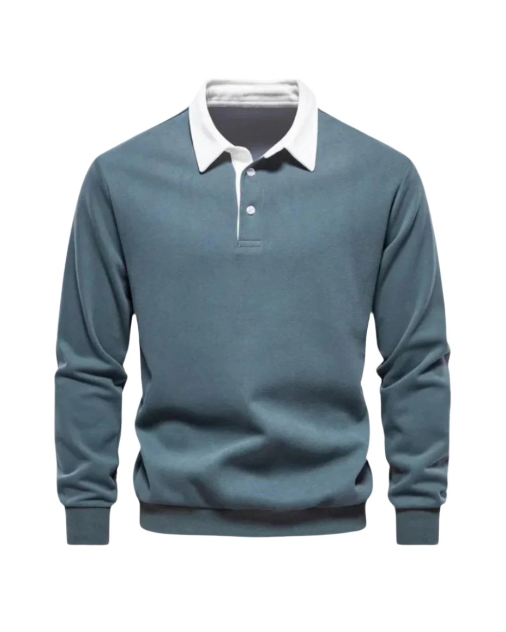 Liverno Maleko | Elegancka Polo Męska z Kontrastowym Kołnierzykiem