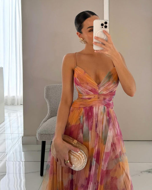 Liverno™ Bianca | Elegancka Sukienka W Kwiaty