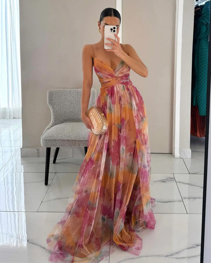 Liverno™ Bianca | Elegancka Sukienka W Kwiaty