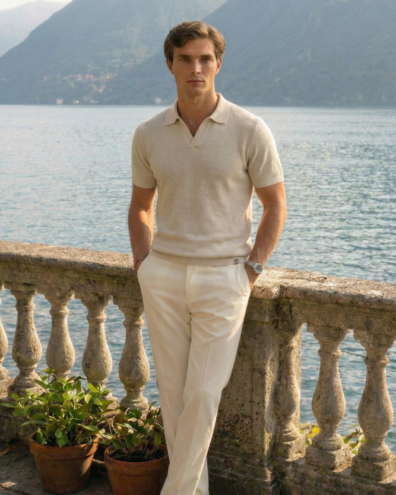 Matteo | Lightweight Knit Polo