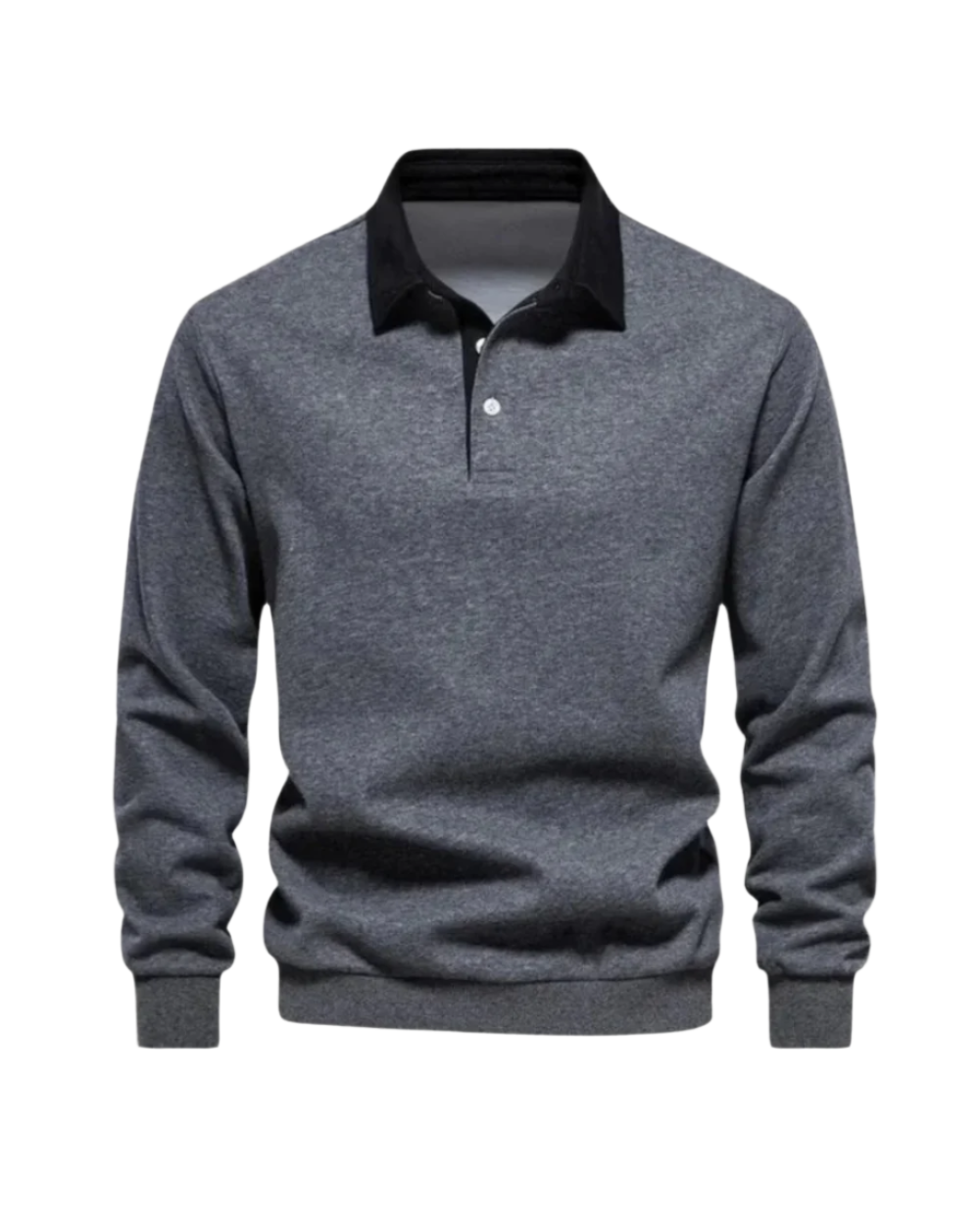 Liverno Maleko | Elegancka Polo Męska z Kontrastowym Kołnierzykiem