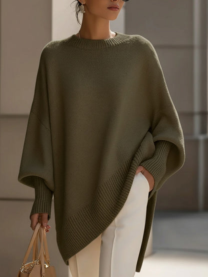 Van Elst Mode® | Oversized Lange Modieuze Trui