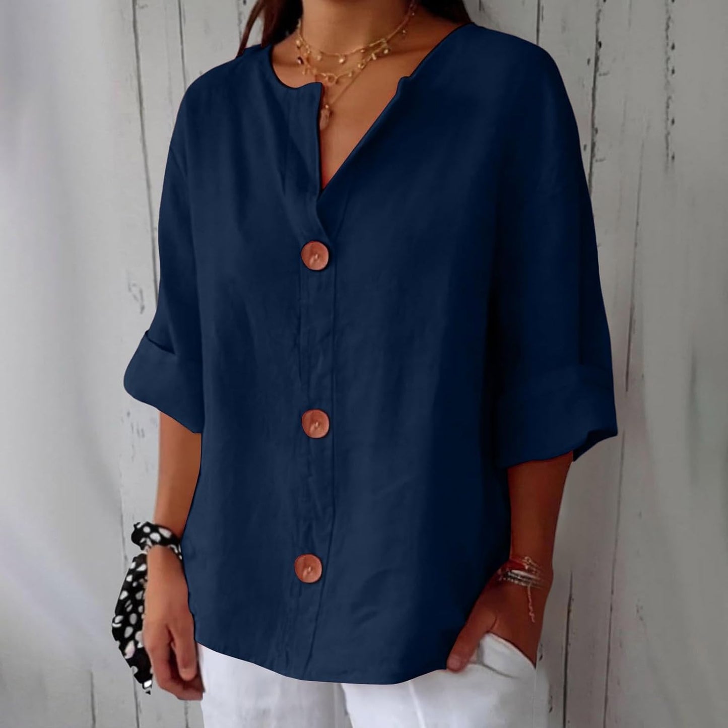 Liverno™ Maeve | Elegancka Bluzka z Dekoltem V