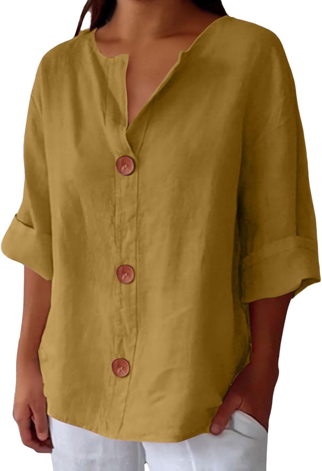Liverno™ Maeve | Elegancka Bluzka z Dekoltem V