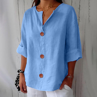 Liverno™ Maeve | Elegancka Bluzka z Dekoltem V