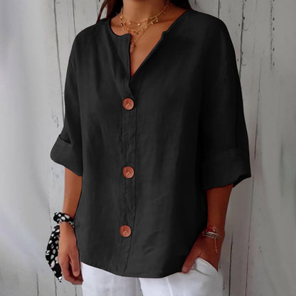 Liverno™ Maeve | Elegancka Bluzka z Dekoltem V