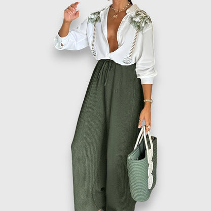 Kateřina - Zestaw w dwukolorowym stylu