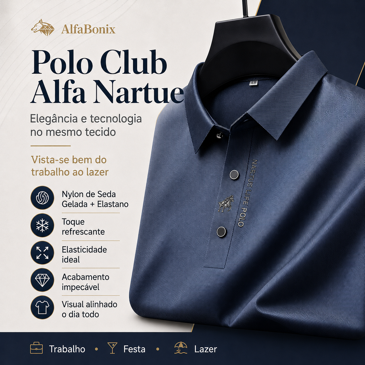Camisa Polo Club Alfa Nartue