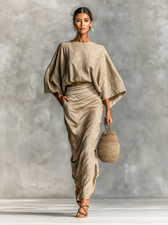 Liverno Julietta | Elegant set med lång kjol