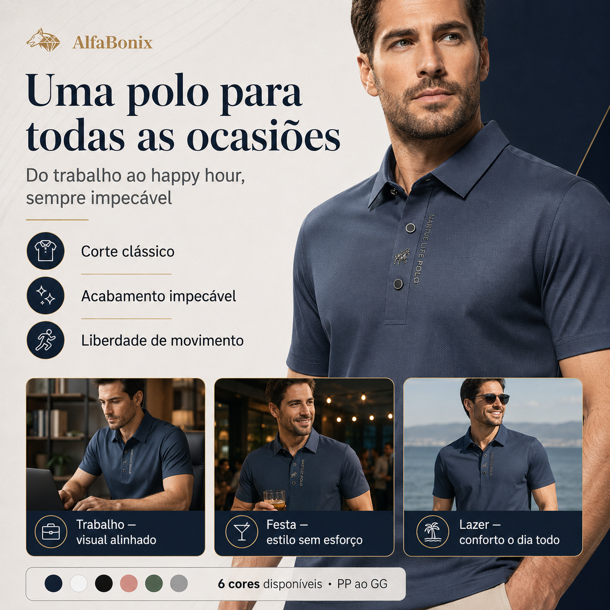 Camisa Polo Club Alfa Nartue
