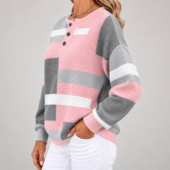 Johanna | Vintage Sweatshirt Met Kleurvlakken