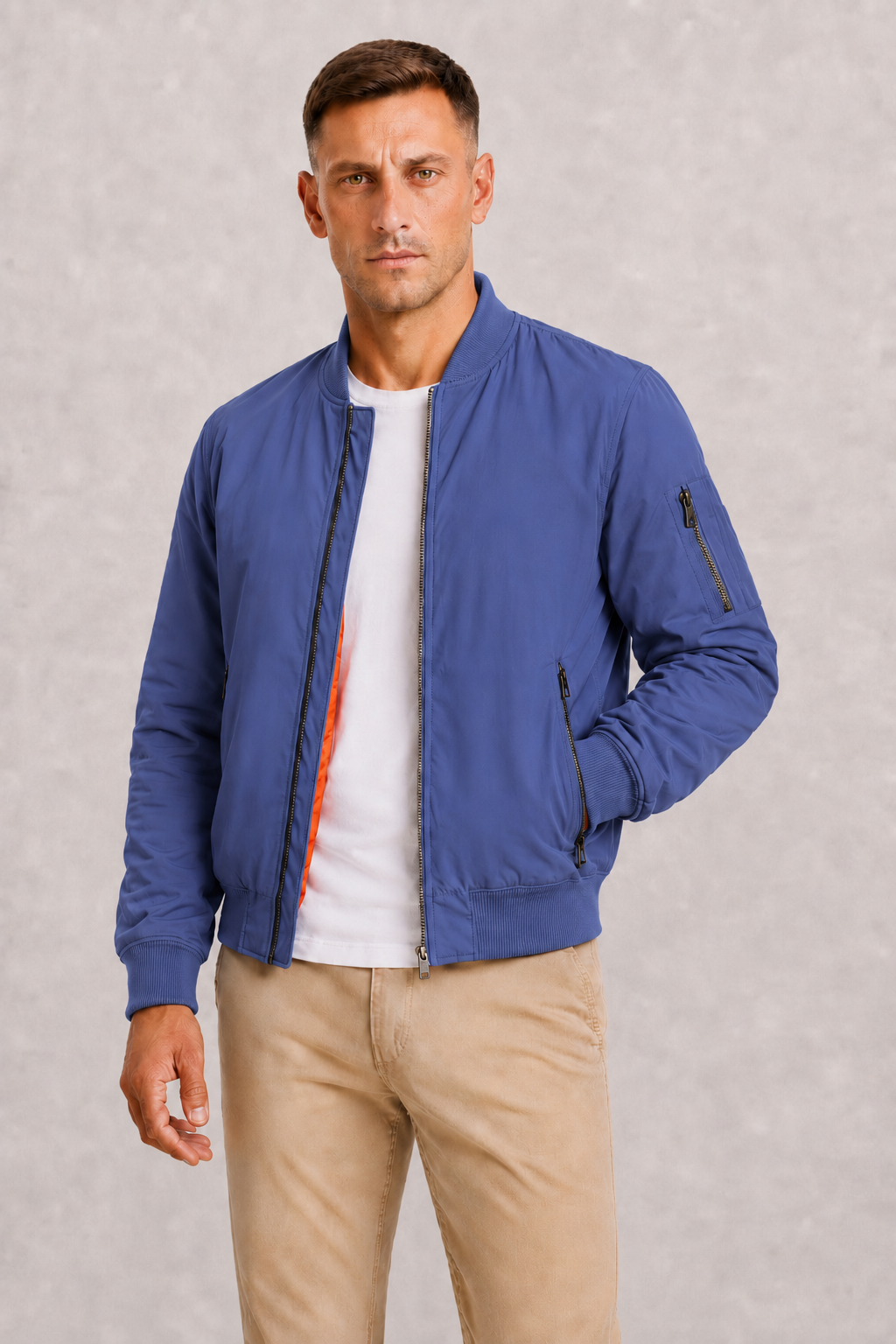 Lunelle | Heren Oversized Bomberjack met Ritssluiting