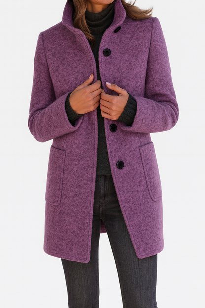 Van Elst Mode® | Damesjas met hoge kraag