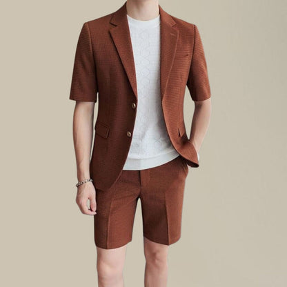 Heren Zomerset met Blazer en Korte Broek