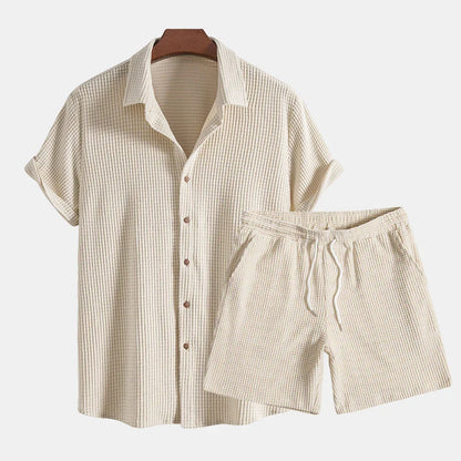 Heren Zomerset met Korte Mouwen Shirt en Korte Broek