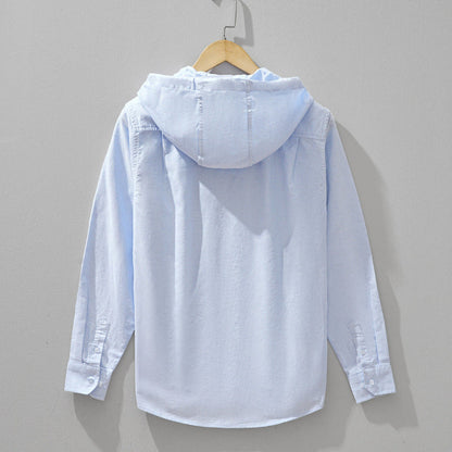 ASHER – LIGHTWEIGHT LINEN HOODIE
