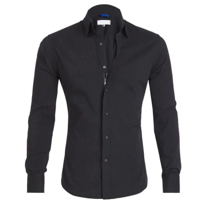 Gabriele - Wrinkle-Free Zip Up Shirt