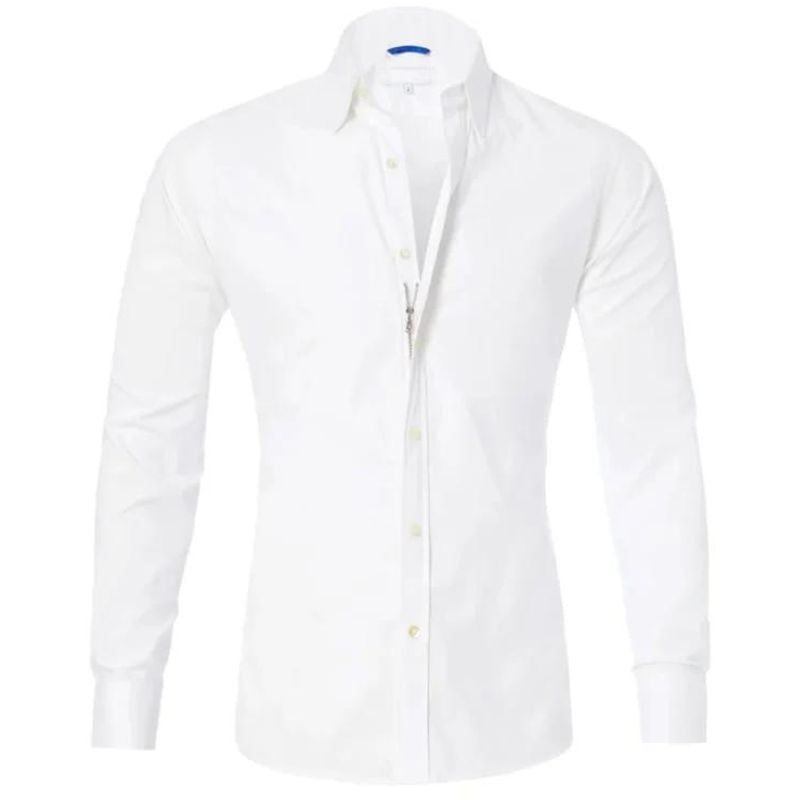Gabriele - Wrinkle-Free Zip Up Shirt