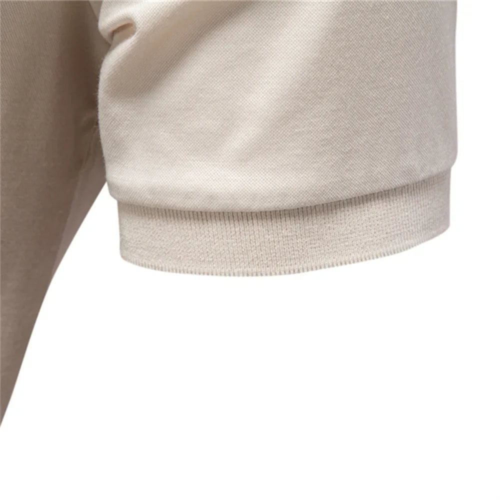 Liverno Eric | Elegancka Polo Premium z Dekoltem V dla Mężczyzn