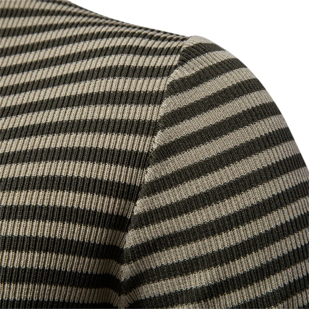 Liverno Fabian | Elegancka Polo w Paski Premium dla Mężczyzn