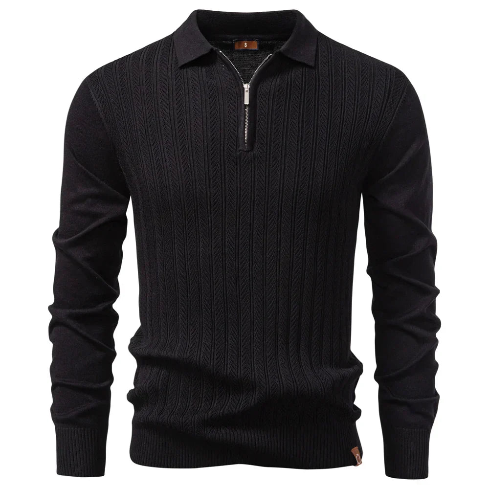 Jongman™ |  Slim-Fit & Casual Polo Met Rits