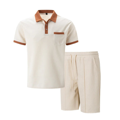Liverno Bruno | Elegancki męski zestaw polo