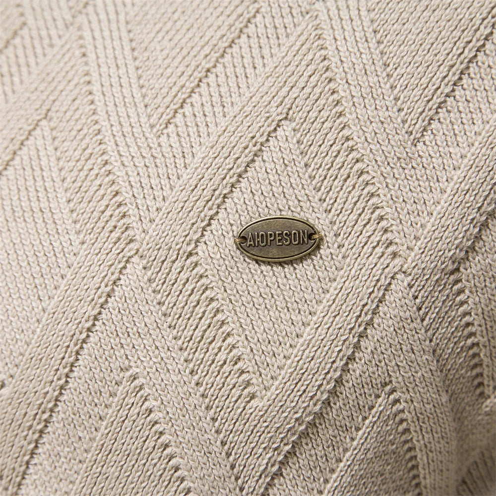 Jongman™ | Heren Trui Met Ruitdesign