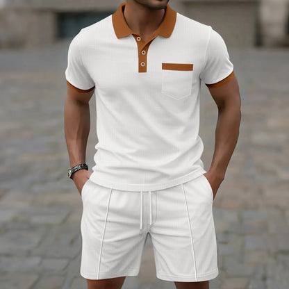 Liverno Bruno | Elegancki męski zestaw polo