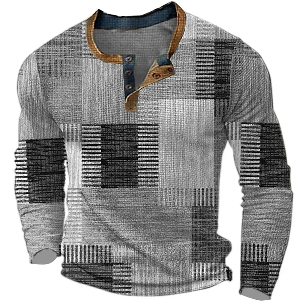 Liverno™ Nico | Kolorowa Koszula Męska z Długim Rękawem