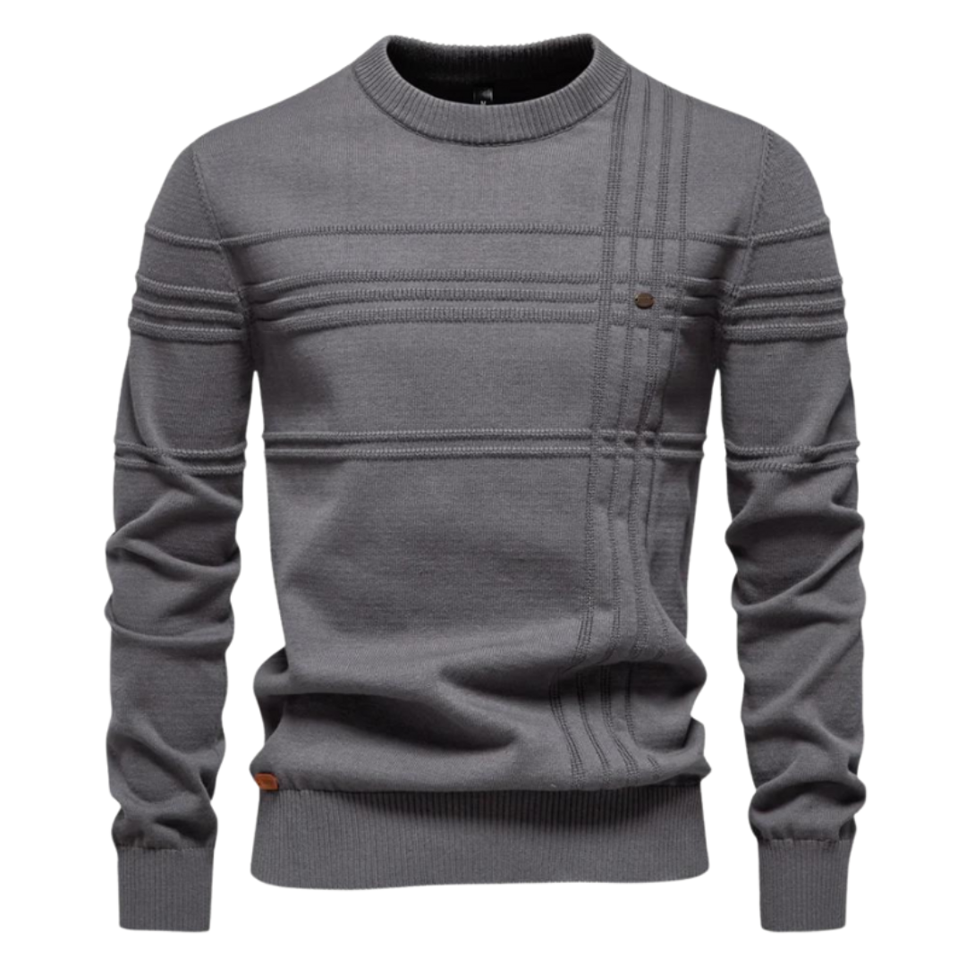 Jongman™ | Katoenen Herentrui Met Ruitdesign