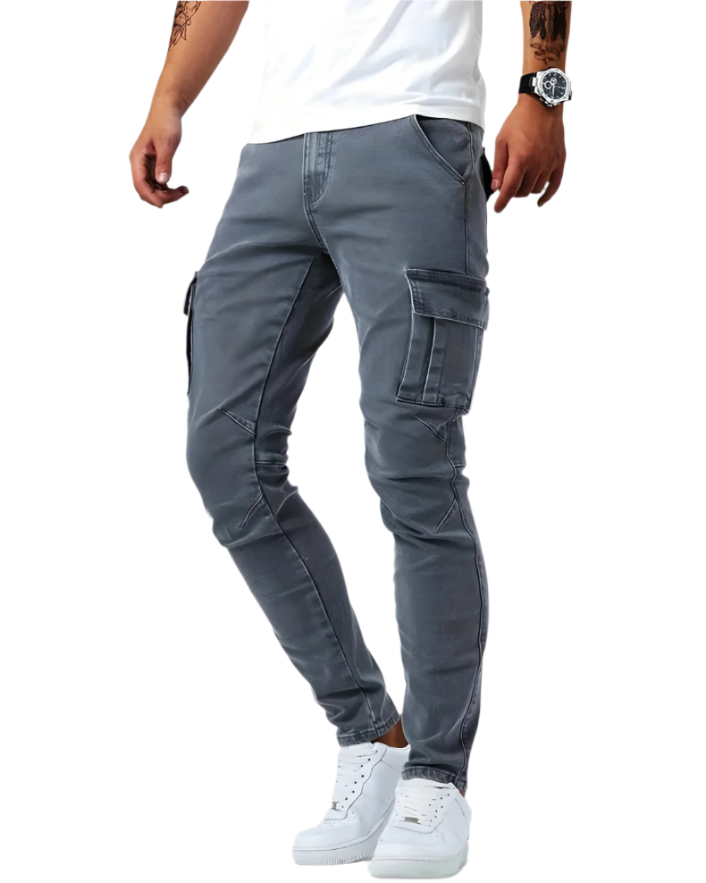 Zalecta™ Cargo Broek Heren - Stretchy Werkbroek met Veel Zakken