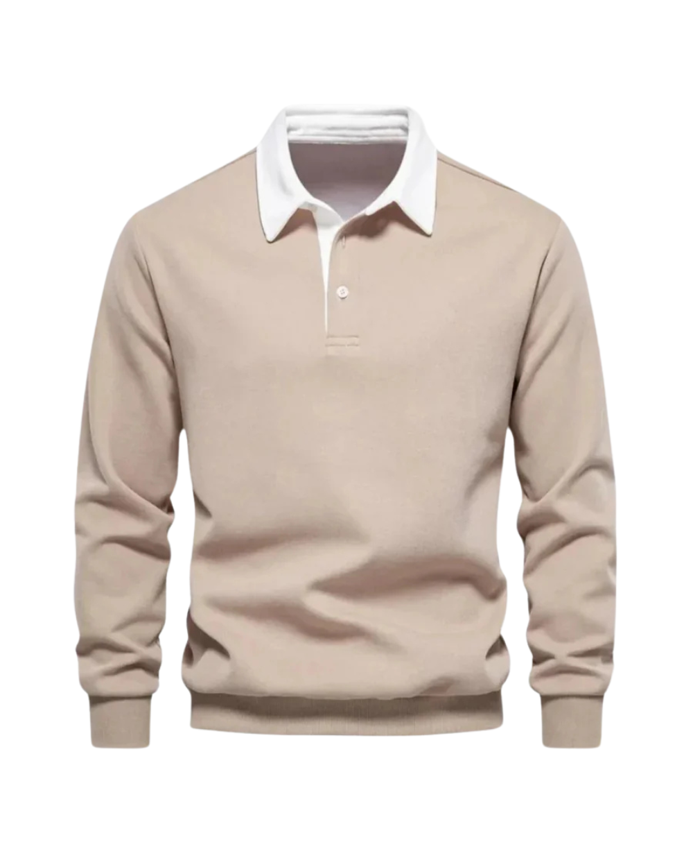 Liverno Maleko | Elegancka Polo Męska z Kontrastowym Kołnierzykiem