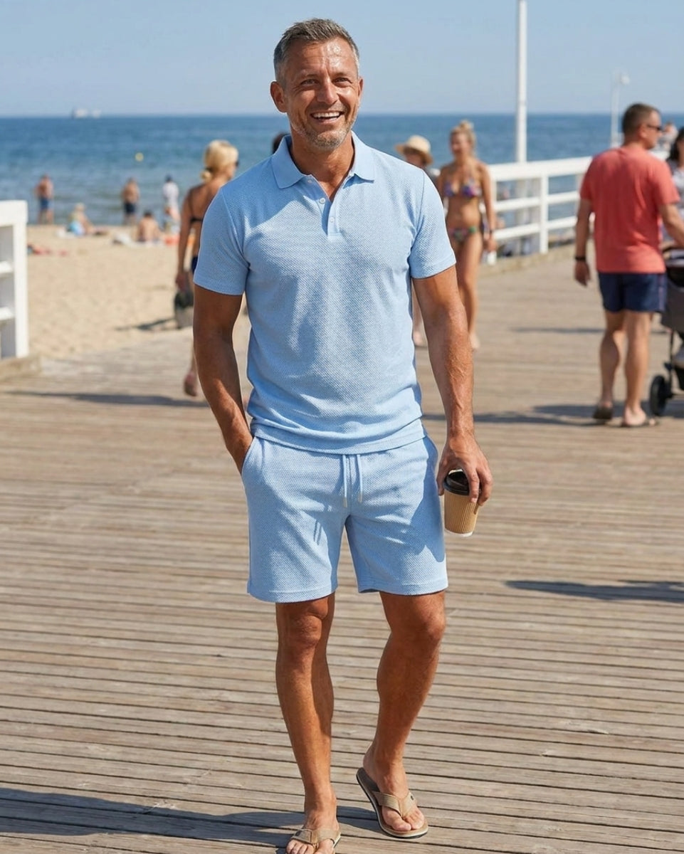 Liverno Angelo – Elegancki komplet polo na lato