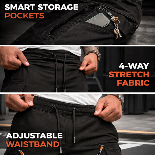 Liverno™ Julian | Męskie Joggery Cargo Premium