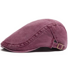 Liverno Lorenzo | Flat cap i denim för herr