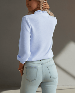 Liverno Amelia | Feminin blus med volanger