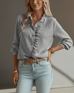 Liverno Amelia | Feminin blus med volanger