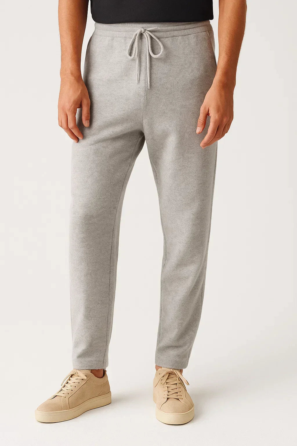 Lunelle | Herenbroek Merino Wol Hoge Taille Dikke Casual Warm