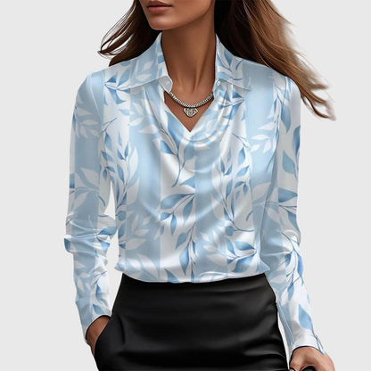 Liverno™ Noelle | Elegancka Satynowa Bluzka
