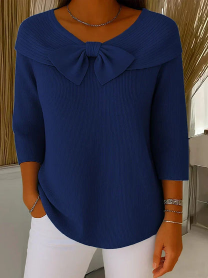 Aimee | Elegante Top met Strik en Perfecte Pasvorm