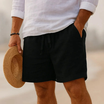 Naomi | Men's Casual Summer Shorts in Cotton Linen